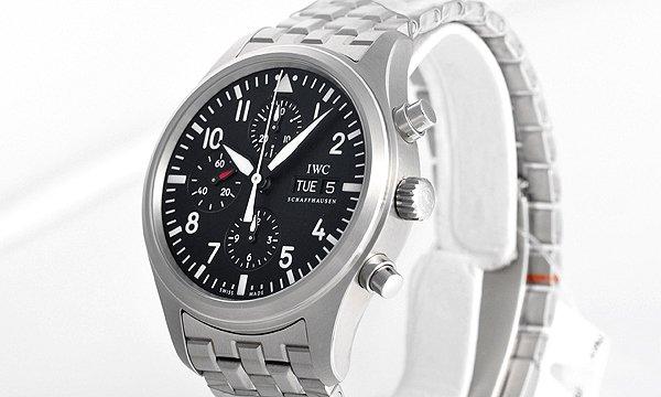 IWC パイロットウォッチクロノ IW371704 ステンレス ブラック